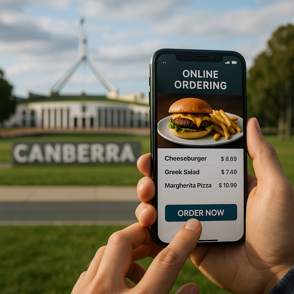 Capital and Canberra Region food businesses: take orders, payments, and pre-orders online with a website built to boost sales and cut wait times.
