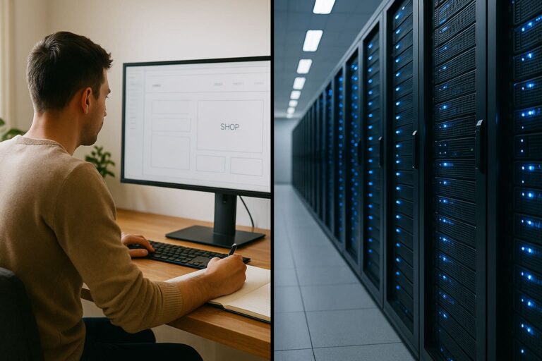 Asporea Digital and Asporea Hosting shown as one company with two services.