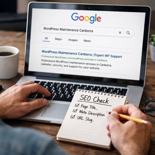 Stop searching your business name. Run a simple SEO check, fix your page title, description and slug, and help strangers find you.