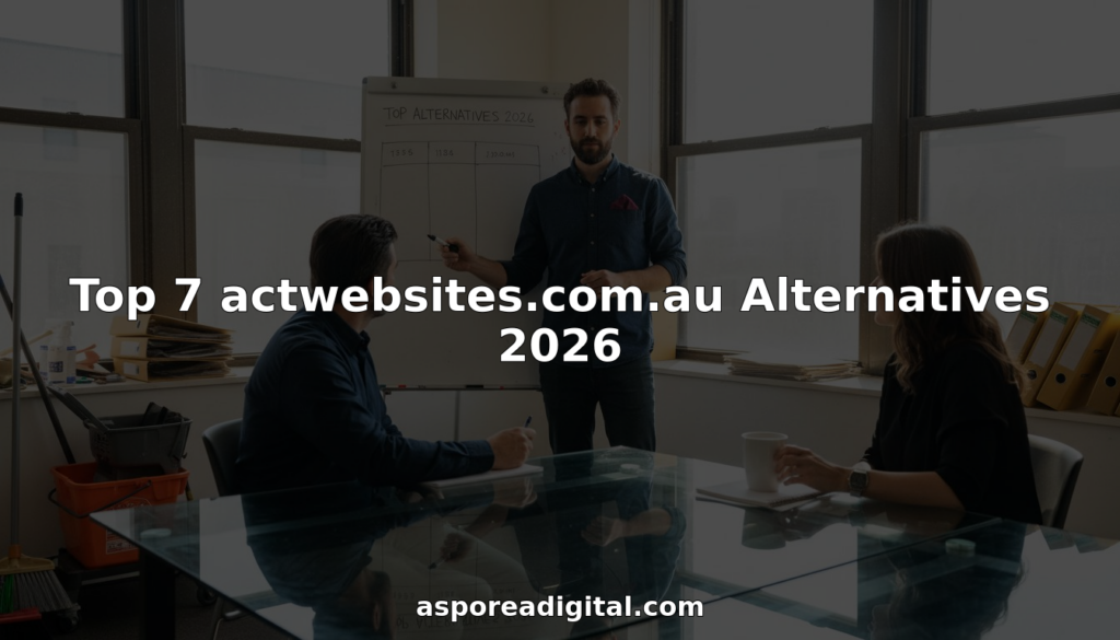 Web design meeting comparing service alternatives