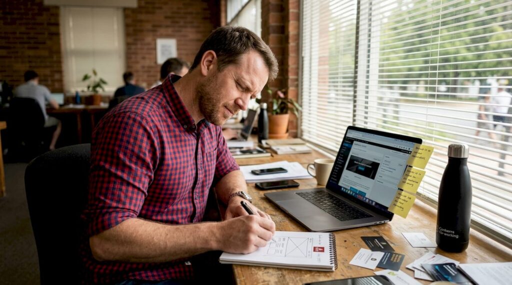 Canberra business owner plans WordPress site