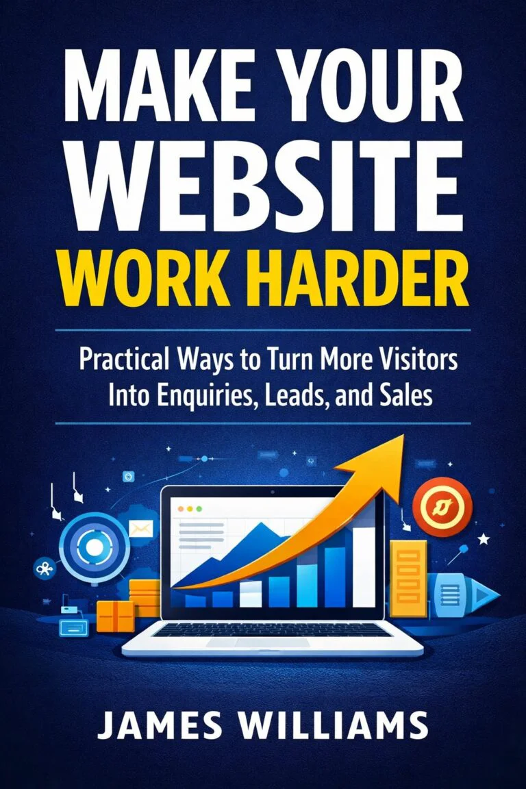 Book cover - Make your Website Work Harder by James Williams