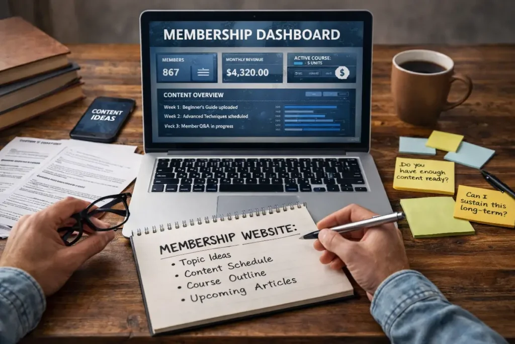 Thinking of launching a membership site? Learn the reality checks, content demands and signs you are truly ready.