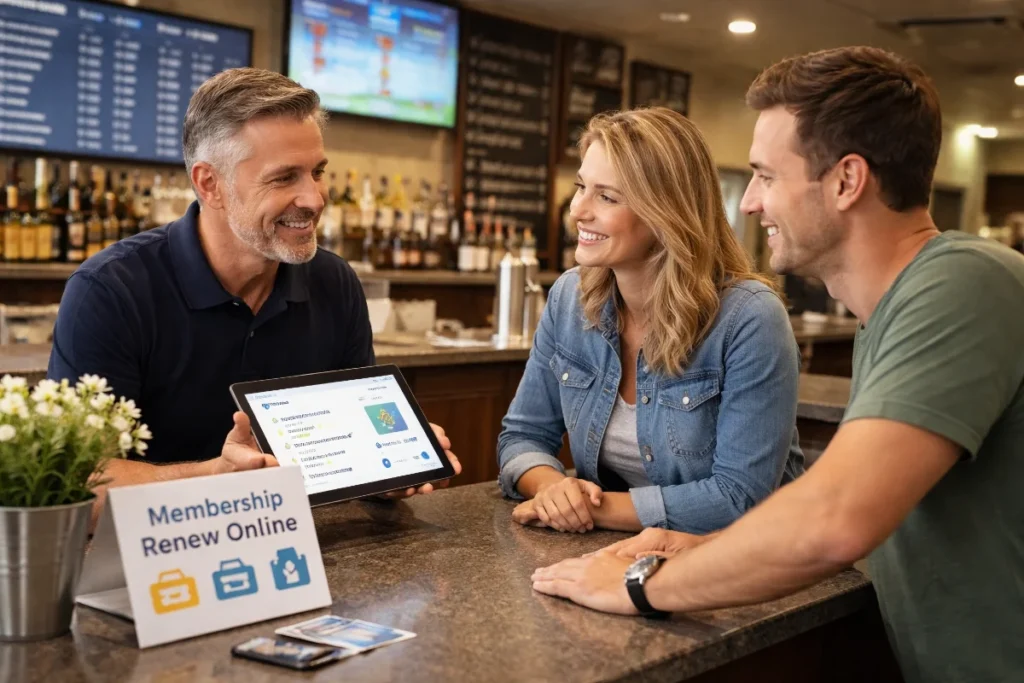 Clubs are moving membership renewals online to reduce admin, free up front desk staff and make dues, payments and member updates easier to manage.